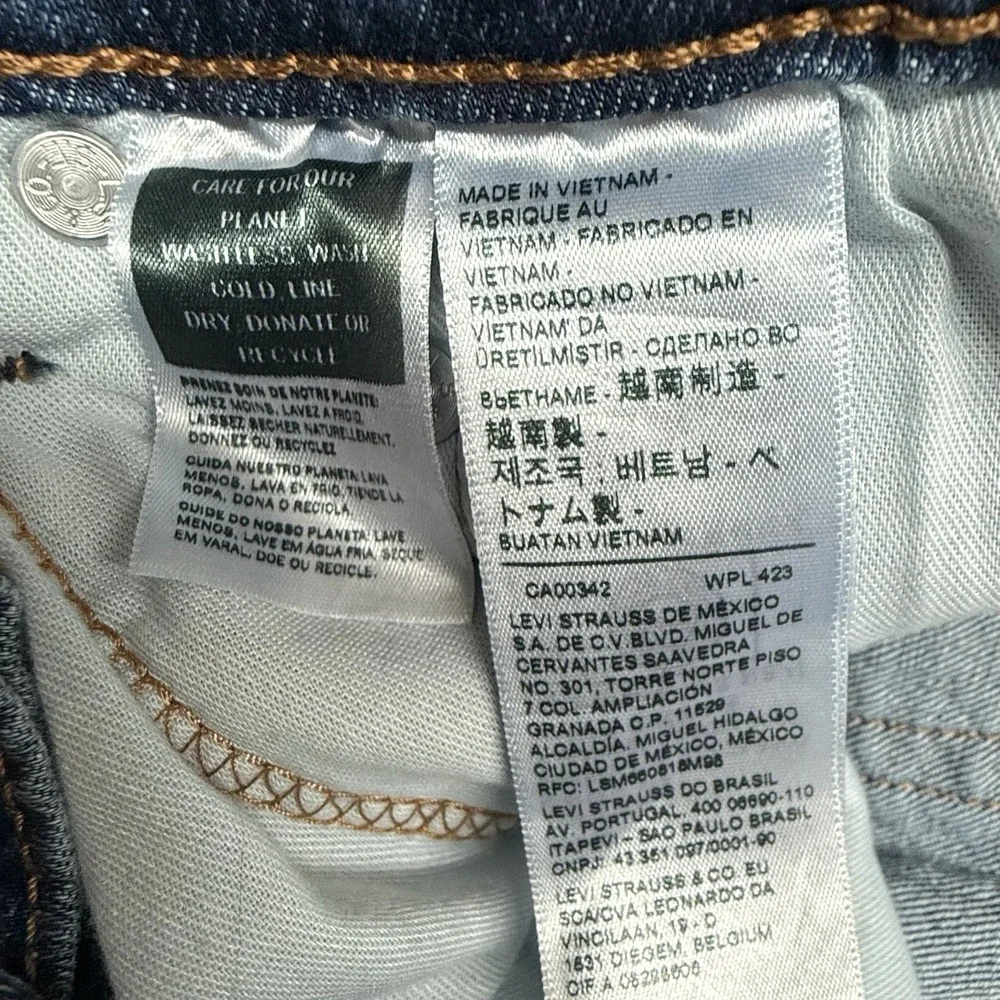 Levis 541 Athletic Taper Jeans‎ Mens 34x34 Medium Wash Denim Red Tab